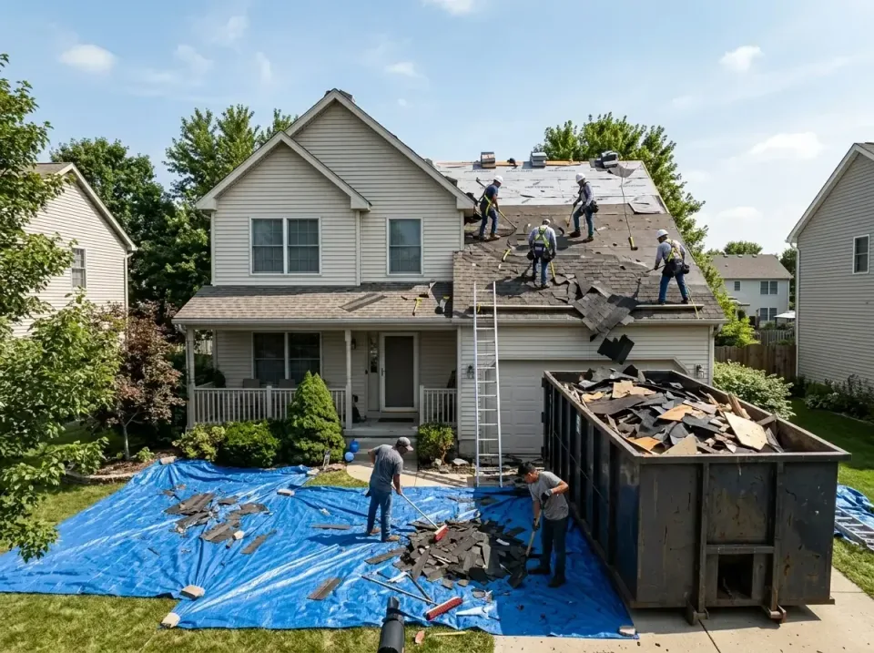 roof-replacement-debris-remova-004 — frequently asked questions, Cheapest Dumpster Rentals in Sheffield, AL